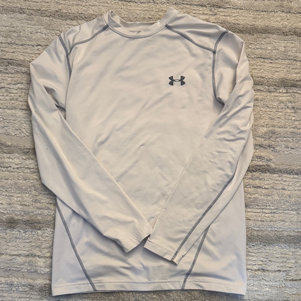 Under Armour Men's Light Gray Long Sleeve Tee